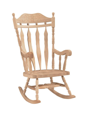 Inlaid Rocking Chair