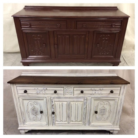 Rustic White Cabinet